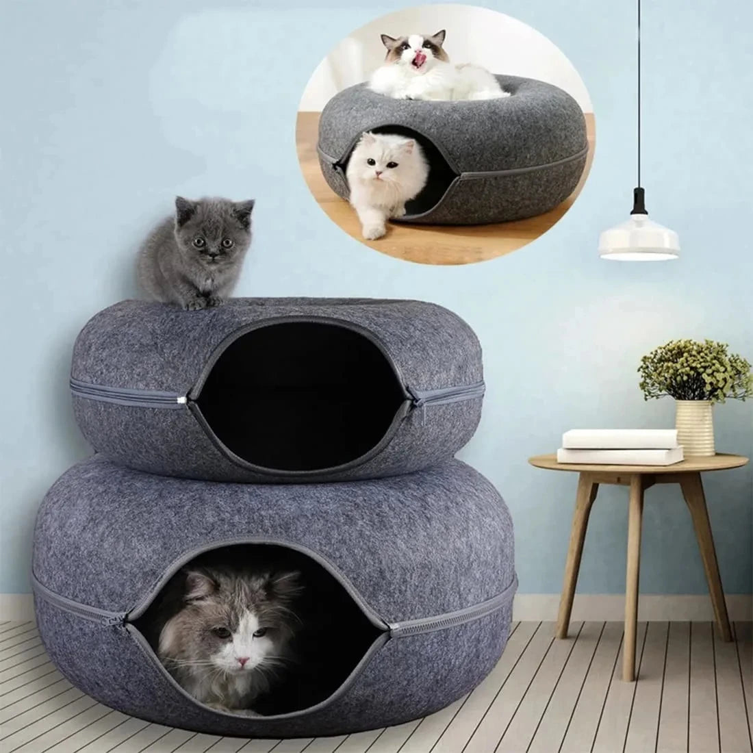Cat Tunnel Bed